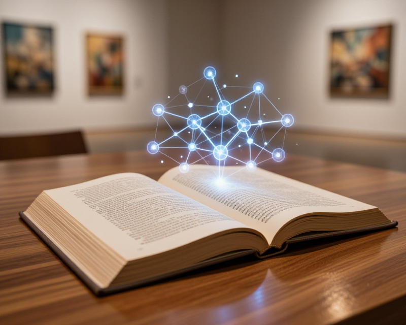 Literature and AI Concept
