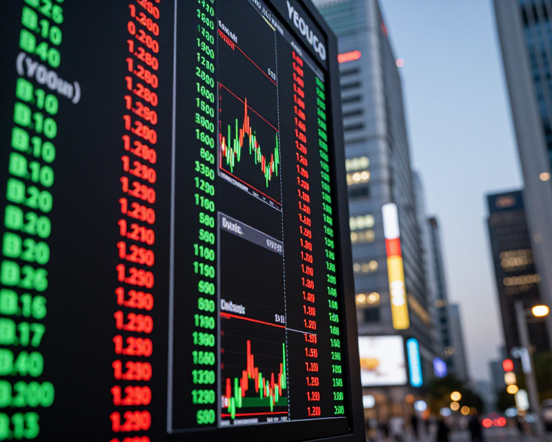 Stock Market Digital Display
