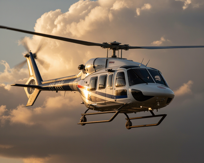 Cinematic Helicopter Flight