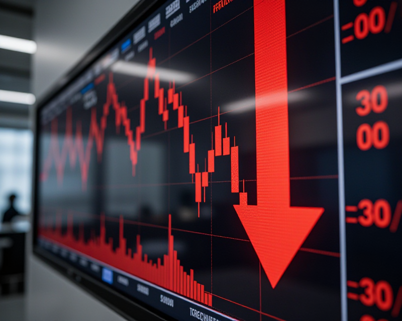 Stock Market Crash Visual