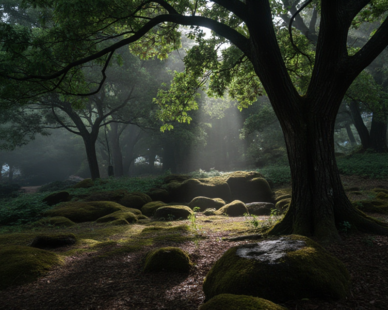 Mysterious Jeju Forest
