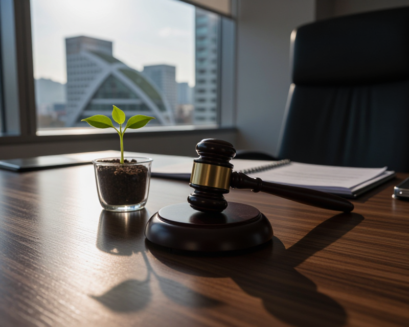 Symbolic representation of law and environmental sustainability