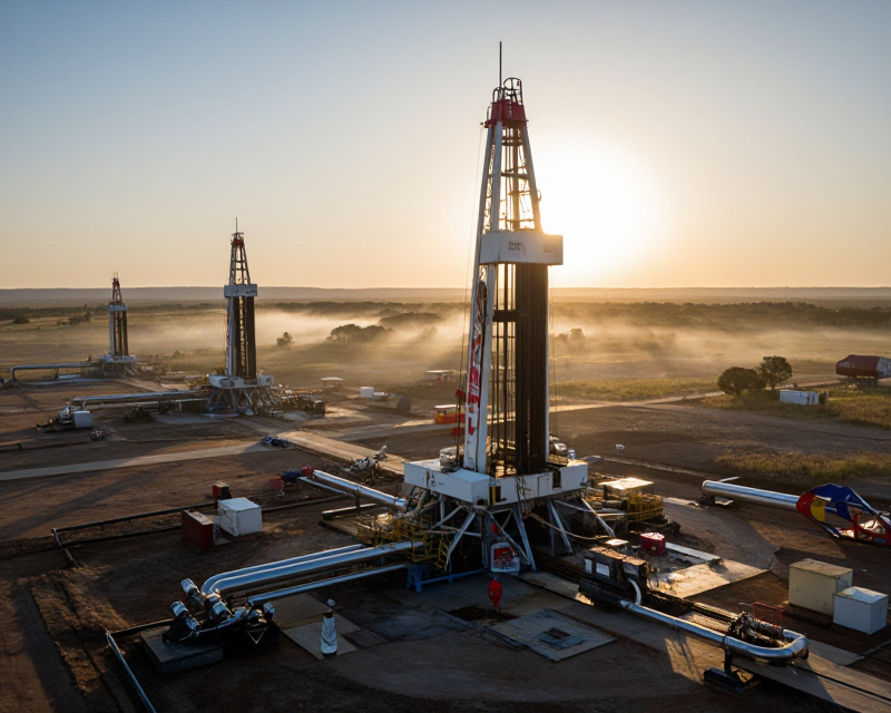Cinematic Shale Gas Field