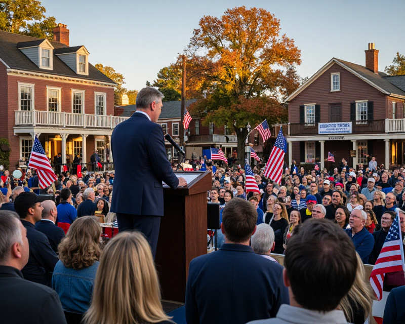 Political Rally Atmosphere