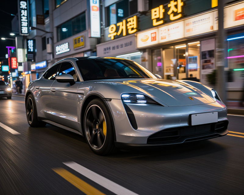 Porsche Cayenne Electric in Seoul