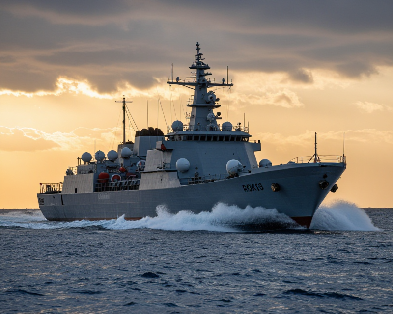 ROKS Dokdo at Sea