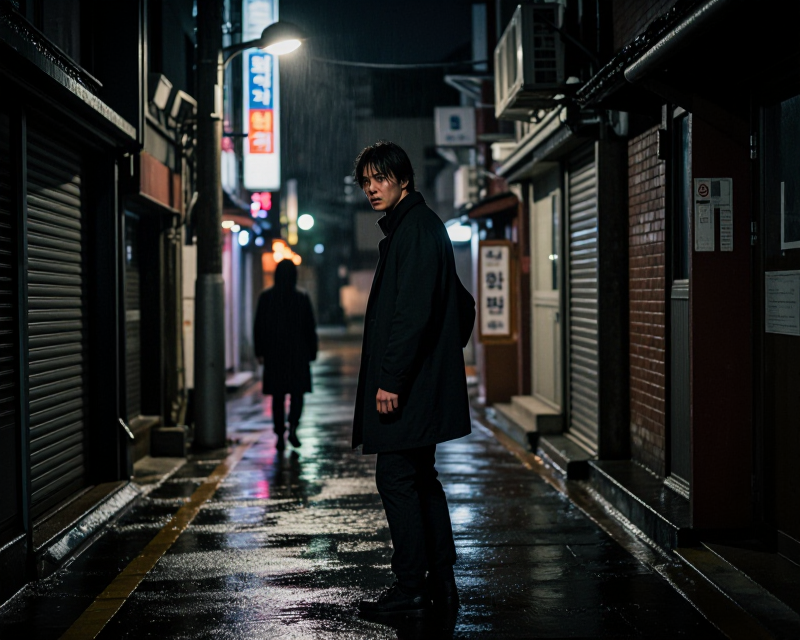Cinematic Korean Thriller Atmosphere